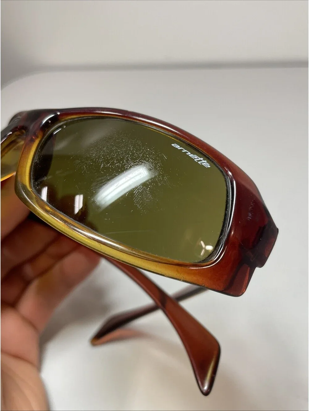 Arnette AN 4044-217/73 Caramel Sunglasses (dark/light fade) Brown lens Mint Vtg